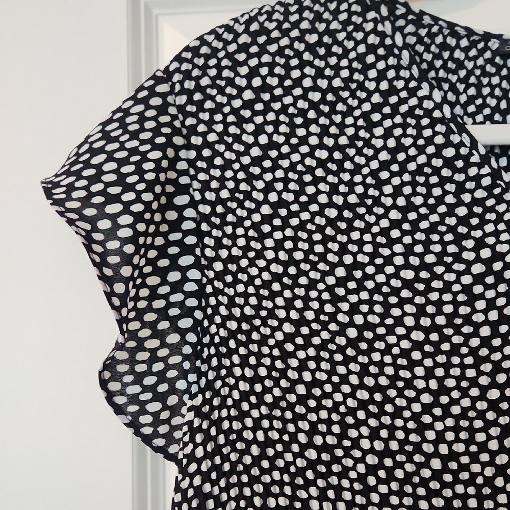 Adrianna Papell Black and White Blouse - Picture 4 of 5